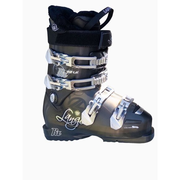 Lange Exclusive RX 80 LV Ski Boots Womens Narrow 24.5 US Size: 8 Black Like New - Picture 15 of 16